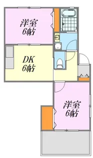 広島県広島市佐伯区五日市中央3【アパート】の間取り