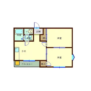 椎の木ビル【2階】の間取り