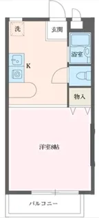 1Rの間取り画像