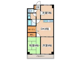 チェリーパレスII【2階】の間取り