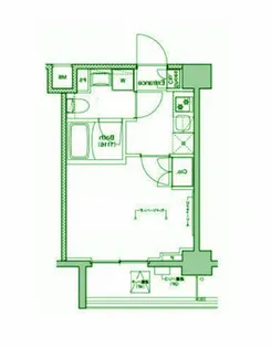 プラウドフラット戸越公園【2階】の間取り