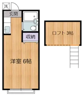 コーポオリンピア【1階】の間取り