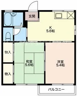 コーポ神戸【1階】の間取り