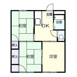 スナオハイツ(山王町)【2階】の間取り