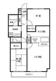 ロータス21【5階】の間取り