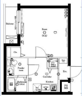 クレイシア西早稲田【3階】の間取り