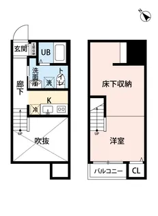 THE HOUSE 新水前寺【2階】の間取り