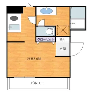 ブルースカイタワー【6階】の間取り