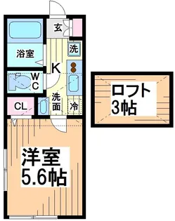 神奈川県川崎市多摩区生田6【アパート】の間取り