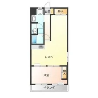 ソーラーハイツあづさ【5階】の間取り