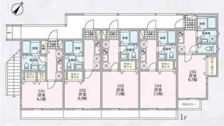 エスケーハウス【1階】の間取り