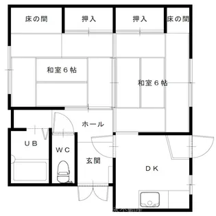 ル・ショコラ【2階】の間取り