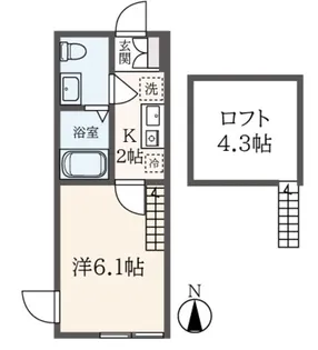 Quasi 聖蹟桜ヶ丘店の間取り