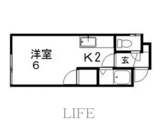 プラザイン本通【2階】の間取り