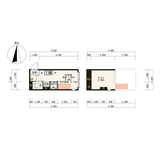 ハーモニーテラス王子本町【1階】の間取り