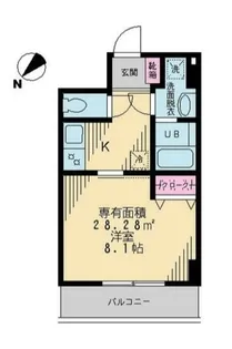 Court Oriel【2階】の間取り