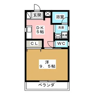 メゾン栄和【2階】の間取り
