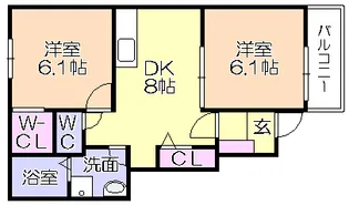 リーベンス・グランデIII【1階】の間取り