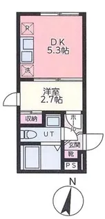 Green Way Yakumo【1階】の間取り