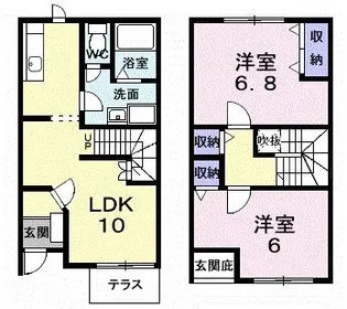 ハッピネス【1階】の間取り