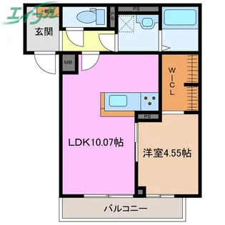 Aqua Louis Mer【3階】の間取り