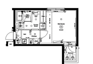 AXAS GALLERIA RESIDENCE東高円寺【1階】の間取り