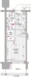 ガーラ・プレシャス渋谷【5階】の間取り