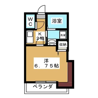 WOOD BELL V【1階】の間取り