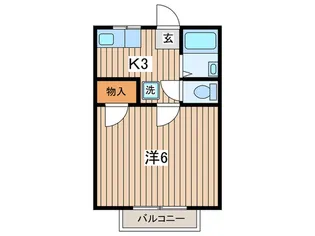 ロイヤルドームNo.2【2階】の間取り