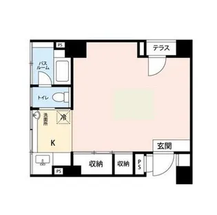 バンビル【4階】の間取り