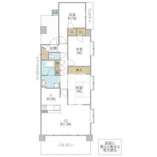 モナークつくば【2階】の間取り
