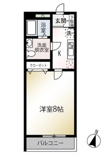 MQuarto新井宿II【1階】の間取り