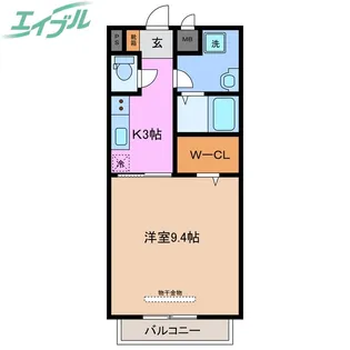 ハーバーサイドINB【2階】の間取り