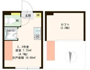 ハーモニーテラス新小岩【1階】の間取り