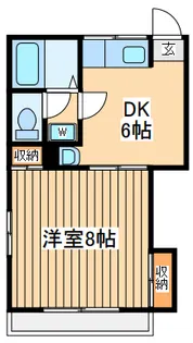広田ハイツ1【1階】の間取り