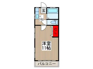 松ヶ丘マンション【2階】の間取り