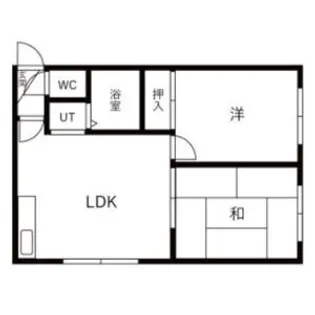 アーバン苗穂【2階】の間取り