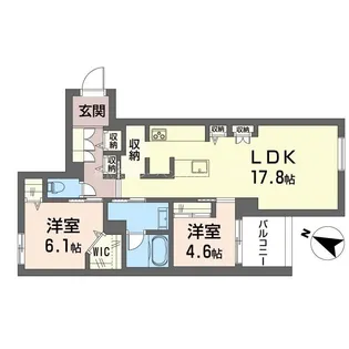 ベルドミール【1階】の間取り