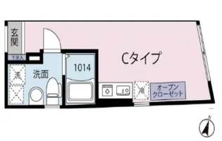 CICADA NAKANO【3階】の間取り