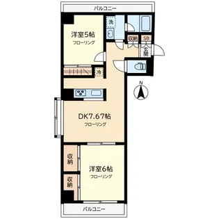 碑文谷パークハウス【3階】の間取り