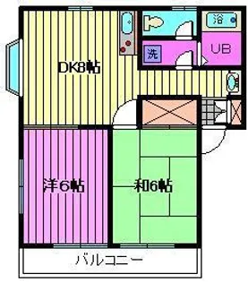 エクシアコマノ第4【2階】の間取り