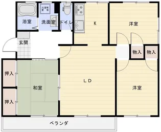 フォレストコート【1階】の間取り