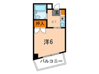 サンシンプルライフ原田【5階】の間取り