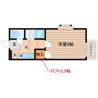 La Scena 水の森【2階】の間取り