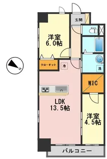 ウィステリア青砥【3階】の間取り