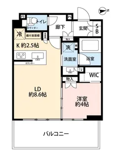 シティタワーズ東京ベイ イーストタワー【14階】の間取り