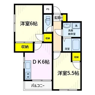 エスポワール成城【2階】の間取り