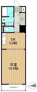 ロイヤルパーク多摩川【4階】の間取り