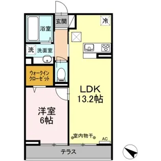 GAIDE【1階】の間取り