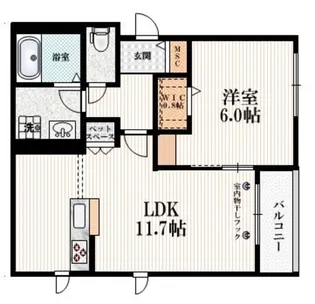 Villa Felice【3階】の間取り